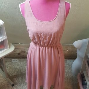 Blush High Low Dress